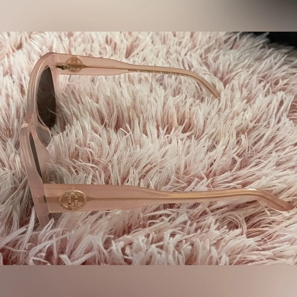 BRAND NEW Marc Jacobs 732/S 35JHA Pink Acetate Women's Sunglasses with Case